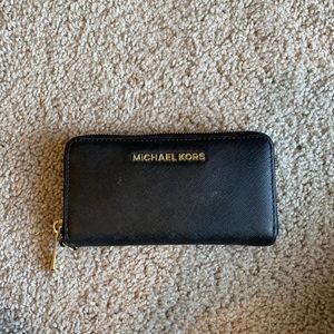 Michael Kors large black wallet